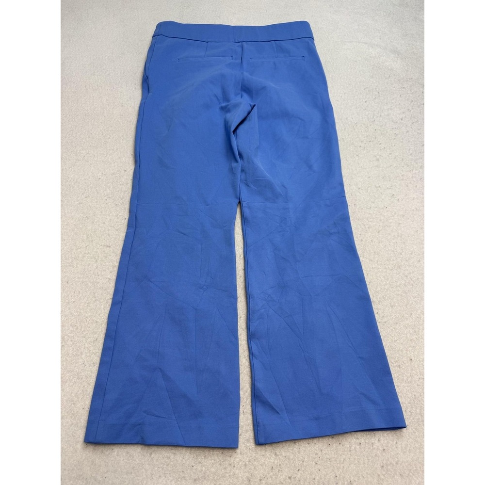 Spanx Pants Womens Large Blue Ponte Flare Leg Pull On Stretch Dress Office - Picture 8 of 9